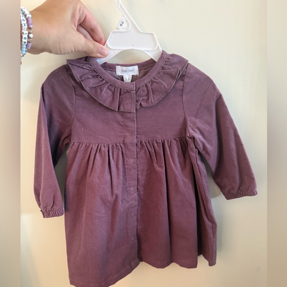 Purple Long Sleeve Baby Dress